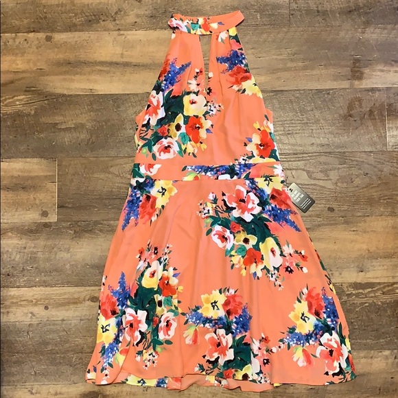 Express Dresses & Skirts - NWT Express Floral High Neck Dress